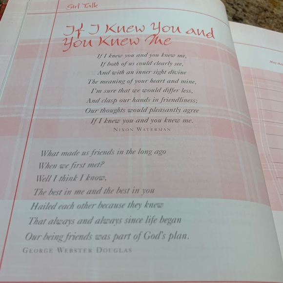 Girl Talk A Friendship Journal NEW!! Make me a Offer!! - Picture 4 of 6
